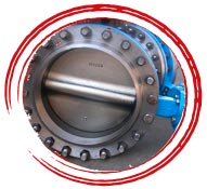 UNS N06600 Double Flanged Butterfly Valve