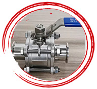 A182 F20 3 Way Ball Valve