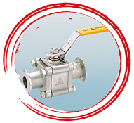 A182 F53 2 Piece Design Ball Valve