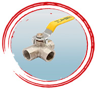 A182 F53 3 Way Ball Valve
