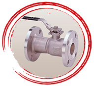 A182M F5 1 Piece Design Ball Valve