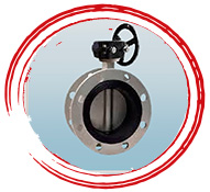 A182M F5 Double Flanged Butterfly Valve