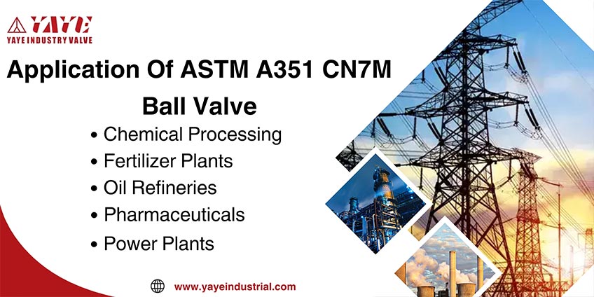 Application Of ASTM A351 CN7M Ball Valve