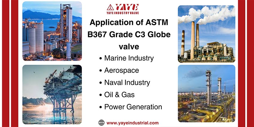 Application of ASTM B367 Grade C3 Globe valve