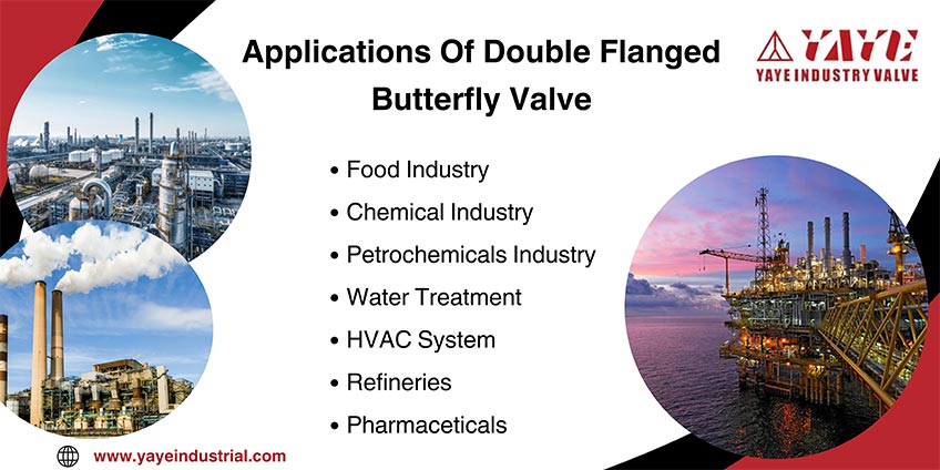Applications Of Double Flanged Butterfly Valve