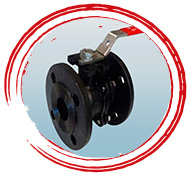ASTM A105 2 Piece Design Ball Valve