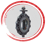 ASTM A105 Carbon Steel Lug Type Butterfly Valve