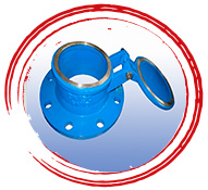 ASTM A126 Class B Cast Iron Flap Valve
