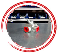 ASTM A182 F22 3 Way Ball Valve