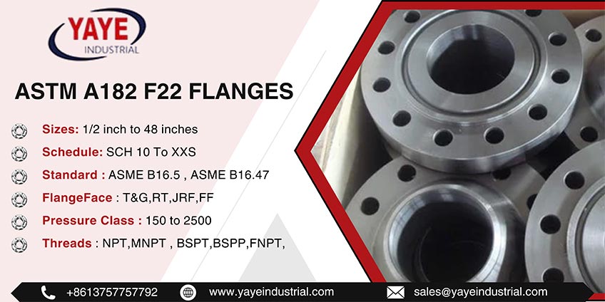 ASTM A182 F22 Flanges
