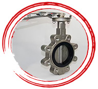 ASTM A182 F5 Alloy Steel Lug Type Butterfly Valve