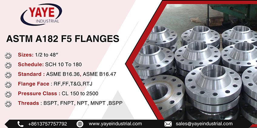 ASTM A182 F5 Flanges