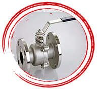 ASTM A182 F51 UNS S31803 2 Piece Design Ball Valve