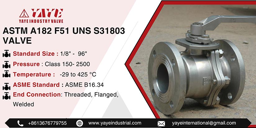 ASTM A182 F53 UNS S32750 Valve