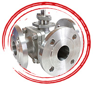 ASTM A182 F91 3 Way Ball Valve