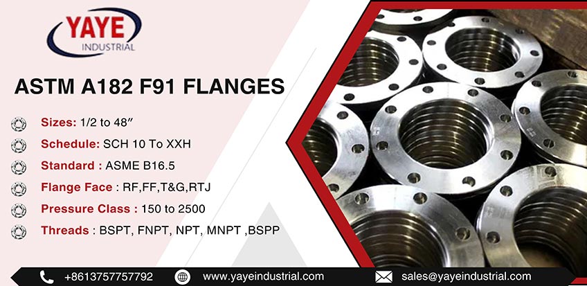 ASTM A182 F91 Flanges