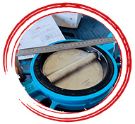   ASTM A216 gr. WCB Butterfly Valve 