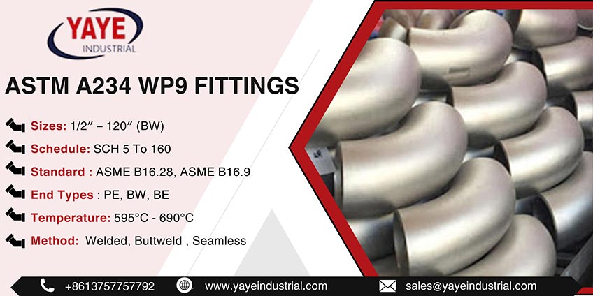ASTM A234 WP9 Fittings