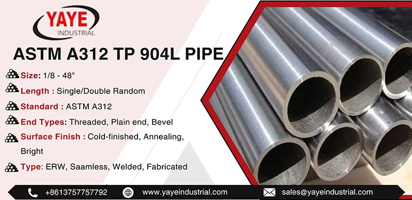 ASTM A312 TP 904L Pipe