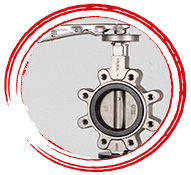 ASTM A350 LF2 Wafer Type Butterfly Valve