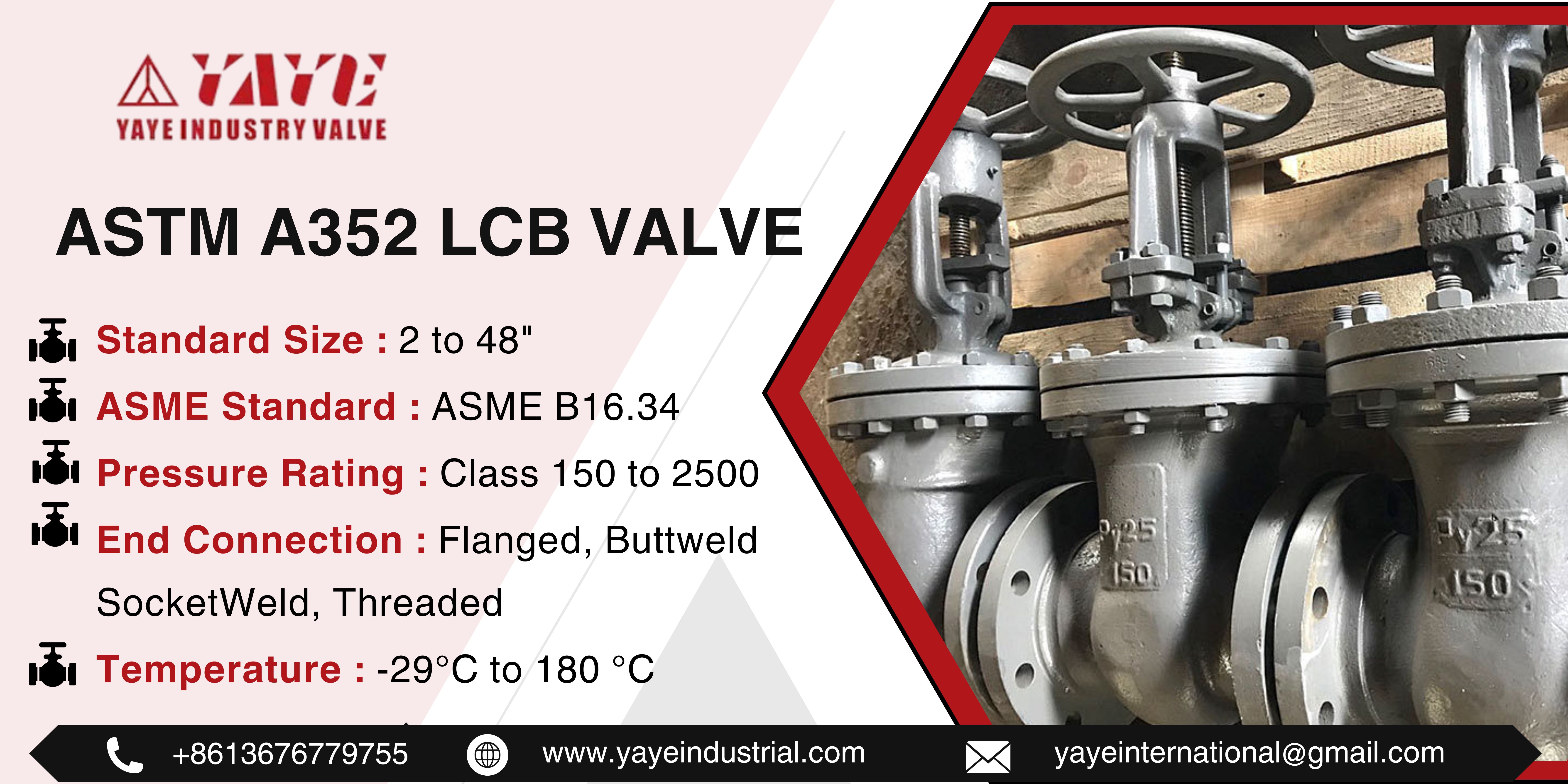 ASTM A216 WCB Valve 