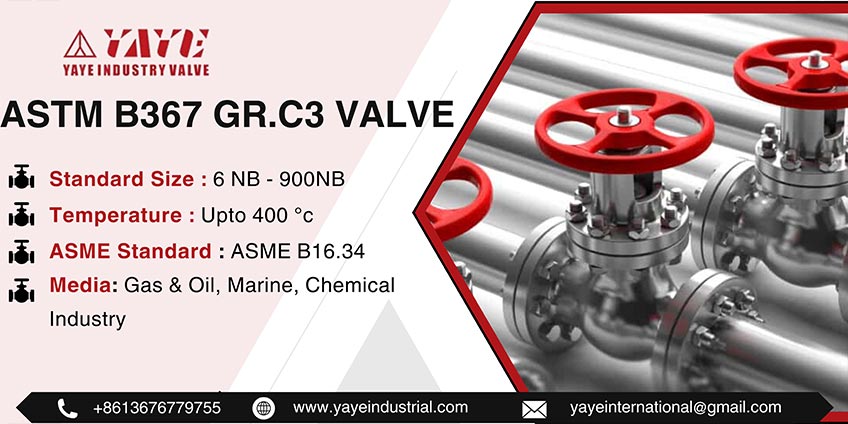 ASTM B367 GR.C3 Valve
