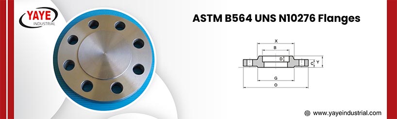 ASTM B564 Alloy C276 RTJ Flange Dimensions