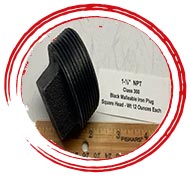 Class 300 Malleable Plug