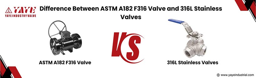 Difference ASTM A182 F316 Valve and 316L Stainless Valves