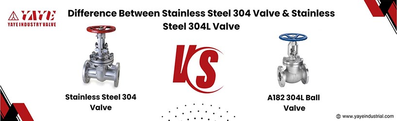 Difference Stainless Steel 304 Valve & Stainless Steel 304L Valve