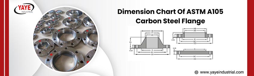 Dimension Chart Of ASTM A105 Carbon Steel Flange