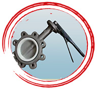 Duplex Steel UNS S31803 Lug Type Butterfly Valve