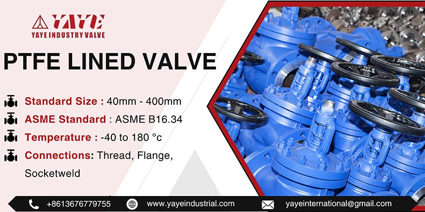 PTFE Lined Valve Manufacturer in China