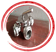 Stainless Steel 321H 3 Way Ball Valve