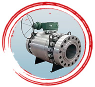 Super Duplex UNS S32750 Trunnion Type Mountain Ball Valve