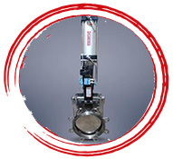 Titanium ASTM B367 Grade C2 Knife Valve